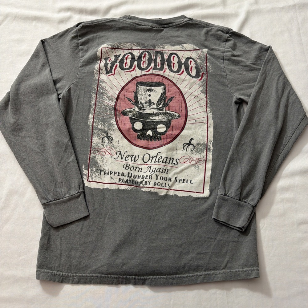 Voodoo Bourbon Street T Shirt New Orleans Dr‎ Rays Magical Elixir Gray size S